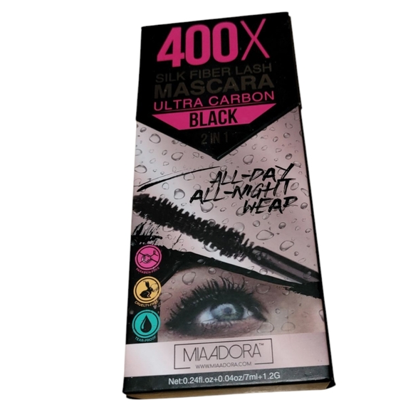 MIA ADORA silk fiber lash mascara ultra carbon black 2 in 1 - Picture 1 of 2